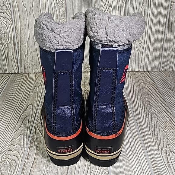 Sorel Yoot Pac Nylon Collegi N Cold Weather Snow Boots Kids Size 4 - Picture 6 of 11